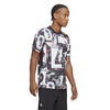Adidas Club Graphic Tee (M) (White/Black)