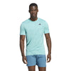 Adidas Tennis Freelift Tee (M) (Preloved Blue)