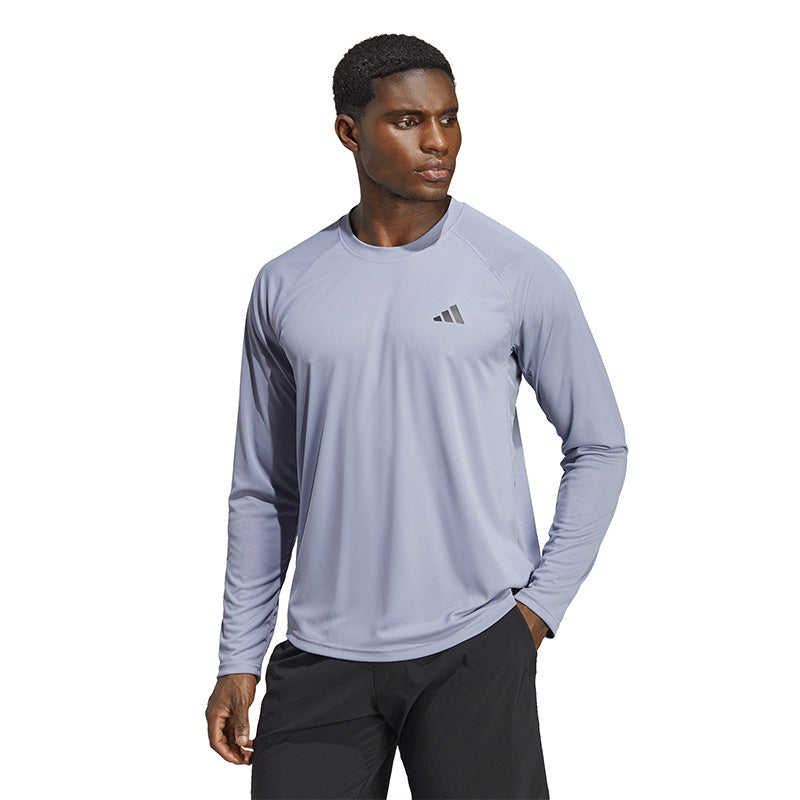 Adidas Club Long Sleeve Tee (M) (Silver Violet)