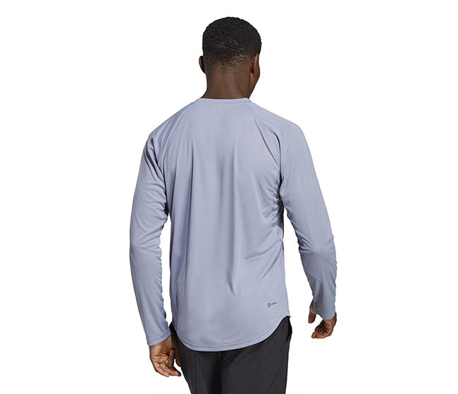 Adidas Club Long Sleeve Tee (M) (Silver Violet)