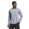 Adidas Club Long Sleeve Tee (M) (Silver Violet)
