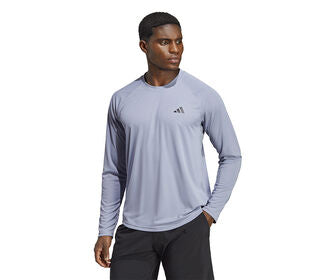 Adidas Club Long Sleeve Tee (M) (Silver Violet)