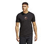 Adidas Tennis Category Graphic Tee (M) (Black)