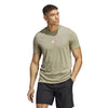 Adidas Tennis Category Graphic Tee (M) (Silver Pebble)