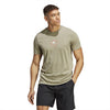 Adidas Tennis Category Graphic Tee (M) (Silver Pebble)