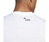 Adidas Tennis Category Graphic Tee (M) (White)