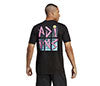 Adidas Court Graphic Tee (M) (Black)