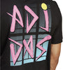 Adidas Court Graphic Tee (M) (Black)