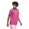Adidas Court Graphic Tee (M) (Lucid Fuchsia)