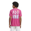 Adidas Court Graphic Tee (M) (Lucid Fuchsia)