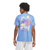 Adidas Racquet Graphic Tee (M) (Blue Fusion)