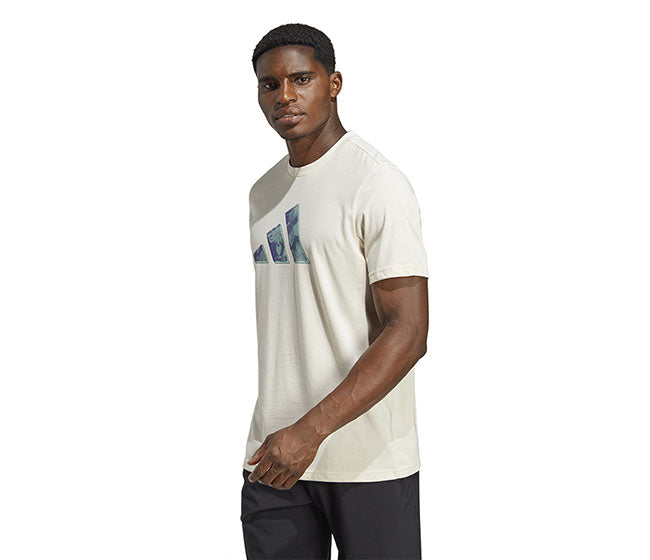 Adidas Tennis Ao Graphic Tee (M) (Wonder White)