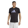 Adidas Tennis Ao Graphic Tee (M) (Black)