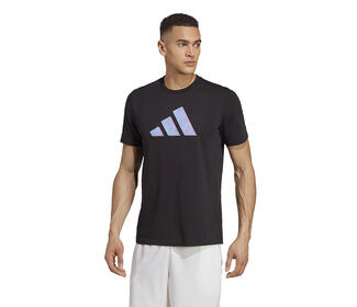 Adidas Tennis Ao Graphic Tee (M) (Black)