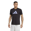 Adidas Tennis Ao Graphic Tee (M) (Black)