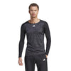Adidas Paris Long Sleeve Tee (M) (Carbon/Black)