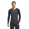 Adidas Paris Long Sleeve Tee (M) (Carbon/Black)