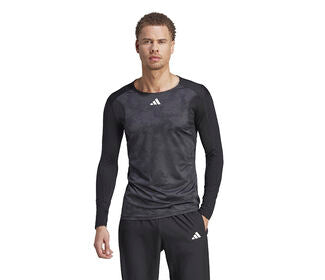 Adidas Paris Long Sleeve Tee (M) (Carbon/Black)