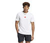 Adidas Roland Garros Graphic Tee (M) (White)