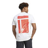 Adidas Roland Garros Graphic Tee (M) (White)