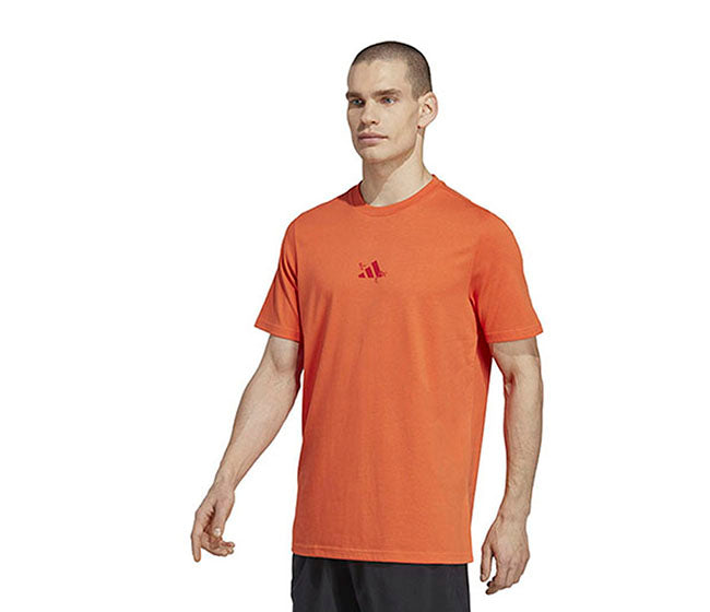 Adidas Roland Garros Graphic Tee (M) (Impact Orange)