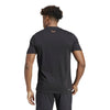 Adidas Roland Garros Logo Graphic Tee (M) (Black)