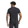 Adidas Roland Garros Logo Graphic Tee (M) (Black)