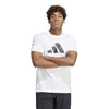 Adidas Roland Garros Logo Graphic Tee (M) (White)