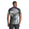 Adidas Printed Freelift Pro Tee (M) (Black)