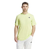 Adidas Club 3 Stripe Tee (M) (Lime)