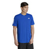 Adidas Club 3 Stripe Tee (M) (Royal)