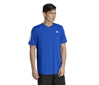 Adidas Club 3 Stripe Tee (M) (Royal)