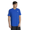 Adidas Club 3 Stripe Tee (M) (Royal)