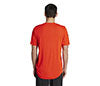 Adidas Club 3 Stripe Tee (M) (Orange)