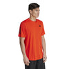 Adidas Club 3 Stripe Tee (M) (Orange)