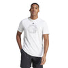 Adidas Tennis Wimbledon Graphic Tee (M) (White)