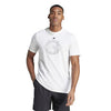 Adidas Tennis Wimbledon Graphic Tee (M) (White)