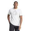 Adidas Tennis Wimbledon Graphic Tee (M) (White)