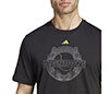 Adidas Tennis Wimbledon Graphic Tee (M) (Black)