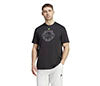Adidas Tennis Wimbledon Graphic Tee (M) (Black)