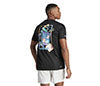 Adidas Court Sport Graphic Tee (M) (Black)