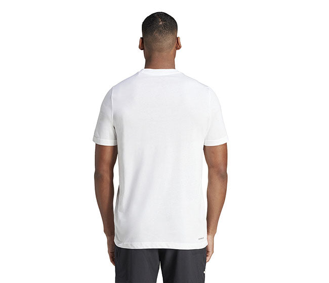 Adidas Tennis Category Graphic Tee (M) (White)