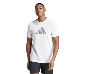 Adidas Tennis Category Graphic Tee (M) (White)