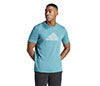 Adidas Tennis Category Graphic Tee (M) (Arctic Fusion)