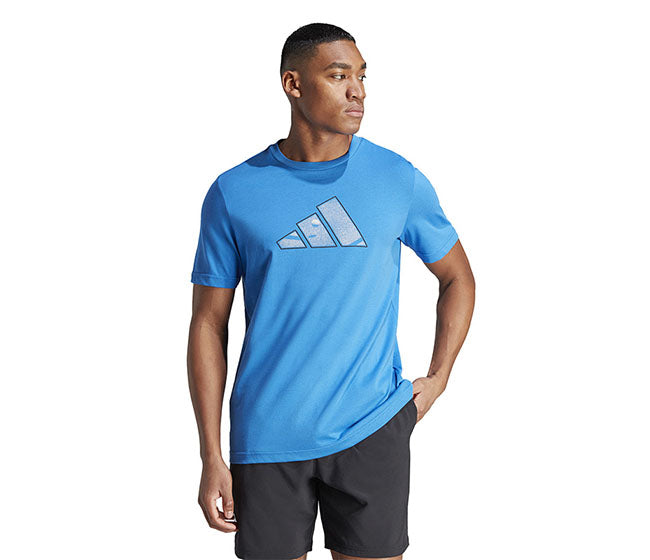 Adidas Tennis Category Graphic Tee (M) (Royal)