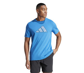Adidas Tennis Category Graphic Tee (M) (Royal)