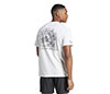 Adidas Tennis Play Graphic Tee (M) (White)