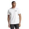 Adidas Tennis Play Graphic Tee (M) (White)