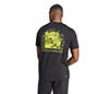 Adidas Tennis Play Graphic Tee (M) (Black)