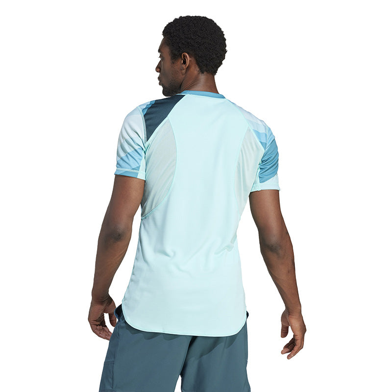 Adidas Freelift Reversible Pro Tee (M) (Flash Aqua)